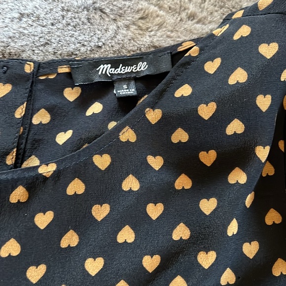 Madewell Silk Tiered Button Back Blouse - Picture 5 of 5